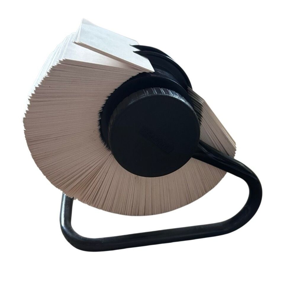 Vintage Rotary Rolodex Business Card File